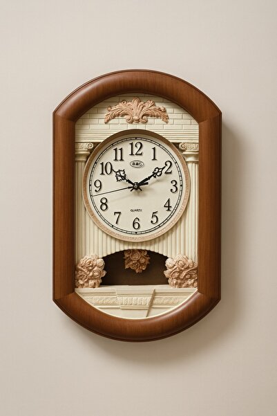 Dumco Ceas Perete cu Pendul DM-GF-815/DARKBROWN