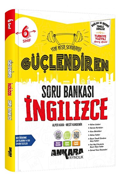 Ankara Yayıncılık 6.Sınıf Güçlendiren İngilizce Soru Bankası