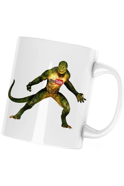 INOVATIX Кана Mortal Kombat Connors Reptile GTA Youtube Insta, бяла, 330 мл