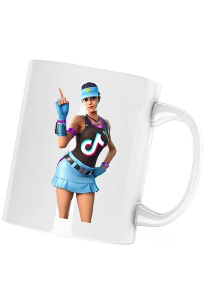 INOVATIX Cana Volley Girl Fortnite Tiktok, alba, 330 ml