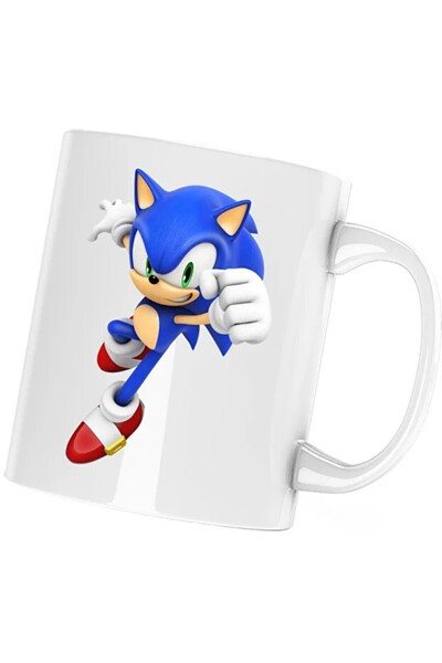 INOVATIX Cana Sonic the Hedgehog Sprinter Atlet, λευκό, 330 ml