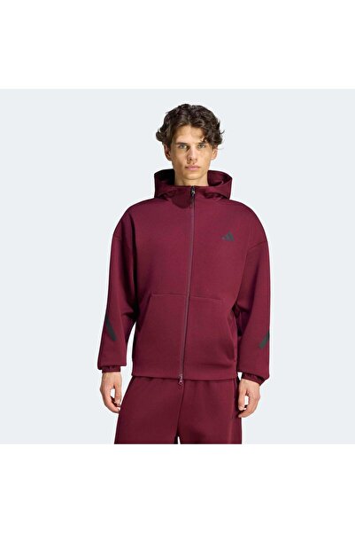 adidas زي ن.إ.إي. سترة رجالية باللون العنابي (KF3833)