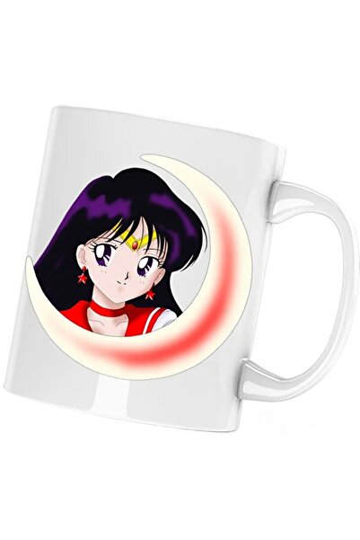 INOVATIX Cana Marte Sailor Moon Black Hair Anime, alb, 330 ml
