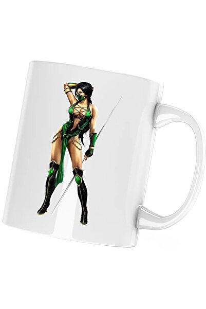 INOVATIX Cana Mortal Kombat Jade Shaolin Monk Karate Girl, alba, 330 ml