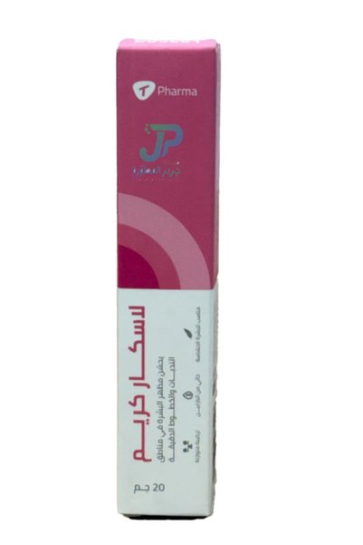T Pharma كريم لاسكار يحسن مظهر البشرة في مناطق الندبات والخطوط الدقيقة، تركيب...