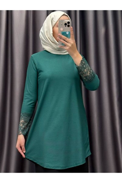 For Style Dantel Detaylı Tunik
