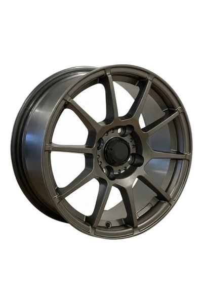 AKD 15 İnç 4x108 Peugeot 208 301 Citroen C-Elysée Uyumlu ET25 65.1 Matt Gun Metal Jant Takımı (4 Adet)