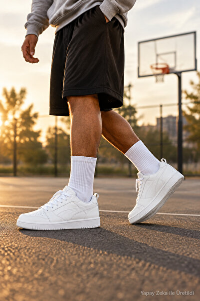 Puma RB-3376 Unisexs Beyaz Günlük Sneaker Anatomik Taban Comfort Spor Ayakkabı