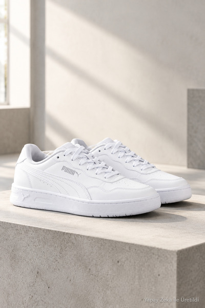 Puma CR-6859 Kadın Beyaz Anatomik Tabanlı Günlük Comfort Sneaker Ayakkabı