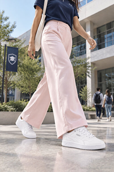Puma CR-6962 Kadın Beyaz Anatomik Tabanlı Günlük Comfort Sneaker Ayakkabı