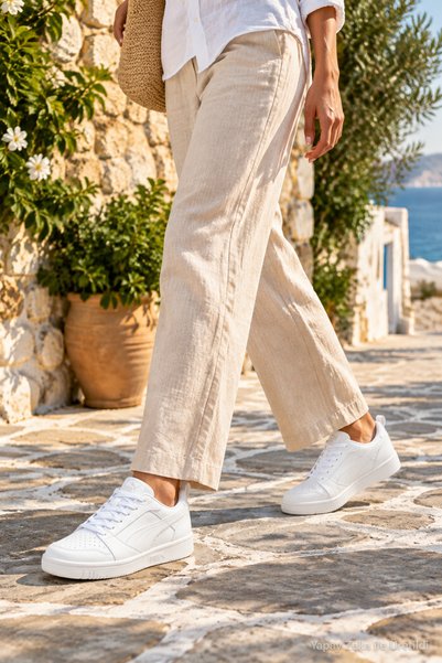 Puma RB-3570 Unisexs Beyaz Günlük Sneaker Anatomik Taban Comfort Spor Ayakkabı