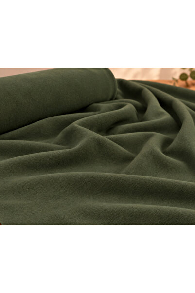 ecottonworks Haki Polar Kumaş 180 cm En Metre ile Satış | Yumuşak Polar Kumaş...