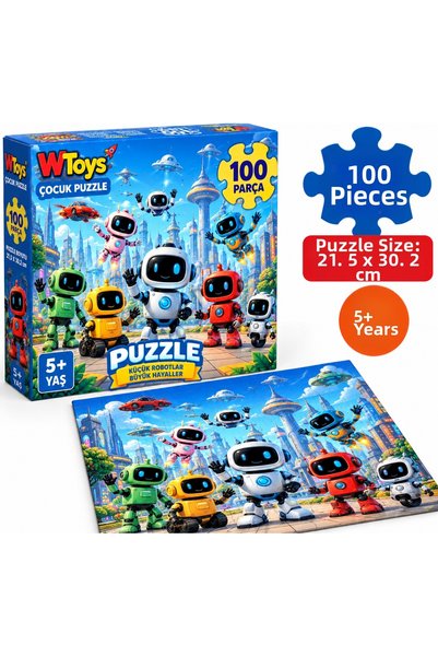 Generic Brand Alien Friends 100 Piece Puzzle