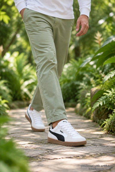 Puma Pr-3378 White Black Men's Casual Sneaker Daily Comfortable Sports Shoes