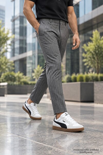 Puma Pr-8348 White Black Men's Casual Sneaker Daily Comfortable Sports Shoes