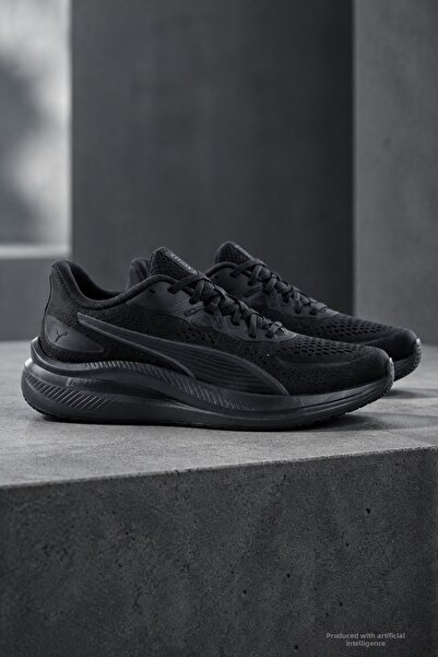 Puma Sc-1558 Black Unisexs Comfortable Comfort Sneaker Daily Casual Sports Shoes