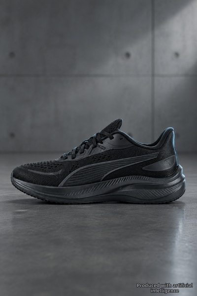 Puma Sc-1693 Black Unisexs Comfortable Comfort Sneaker Daily Casual Sports Shoes