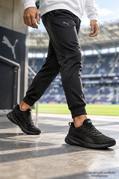 Puma FY-1240 Μαύρα ανδρικά casual αθλητικά παπούτσια καθημερινής χρήσης, άνετ...