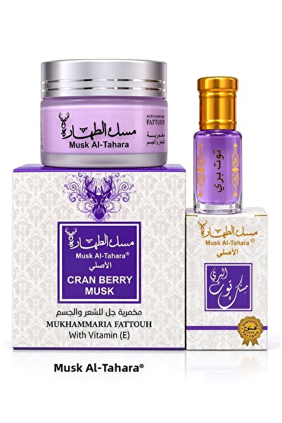 MUSK AL TAHARA Kizilcik Mi̇sk 6 ml + Kizilcik Mi̇sk Muhmariya Moisturizing an...