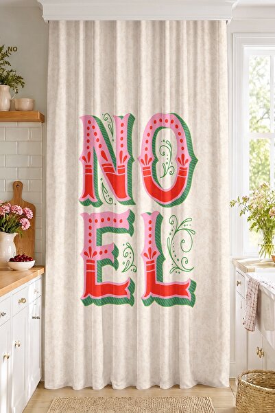 Realhomes Christmas Written Red Pink Green Decorated Single Wing Background C...