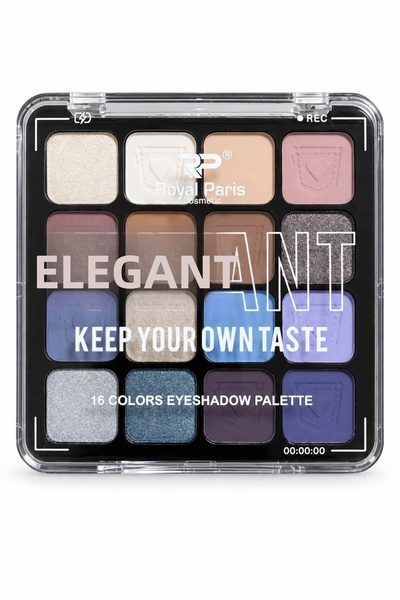 Tikatti 16-Piece Eyeshadow Palette Highly Pigmented Elegant