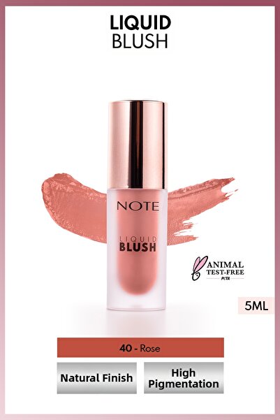 NOTE Liquid Blush Moisturizing Liquid Blush - 40 Rose