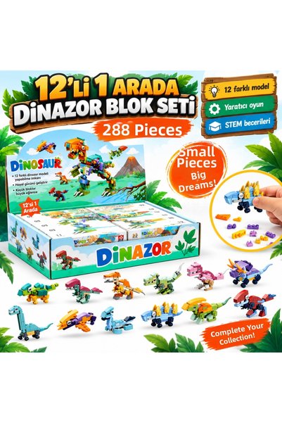 ASTRALTECH Kzl-Sm195B Dinosaur 12 in 1 - 288 -