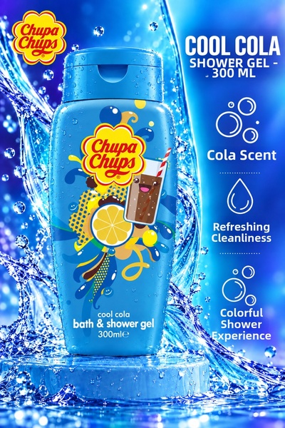 Chupa Chups Mixed Fruit Scented Bath & Shower Gel - 300 ml