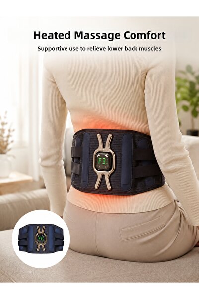 Lisinya Heated Waist and Leg Massage Belt with Body Support -