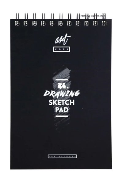 Umur Art Work Black Drawing Block Notepad A4 160Gr 50 Sheets Spiral Bound