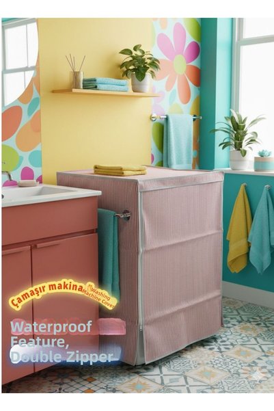 Generic Brand Water Repellent Washing Machine Cover 3 Colors