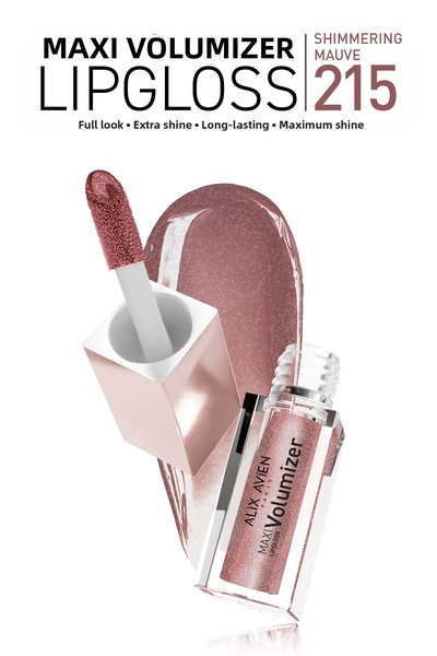 Alix Avien Maxivolumizer Lipgloss 215 - Shimmering Mauve - Lasting and Moistu...