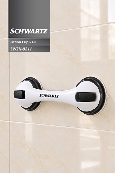 schwartz مقبض شفط الهواء SWSH-9211 |   تركيب بدون ثقب |   للاستحمام والدش |  ...