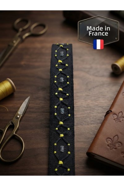 satab French Ribbon Zagora Three-Dimensional Special Design Jacquard Ribbon /Accessory 22mm 25Meter