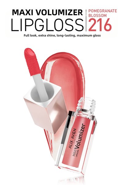 Alix Avien Maxivolumizer Lipgloss 216 - Glazing Fuchsia - Lasting and Moistur...