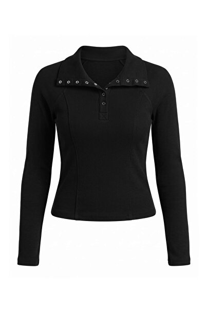 Trendyol Collection Bluză neagră TWOAW27BZ00402
