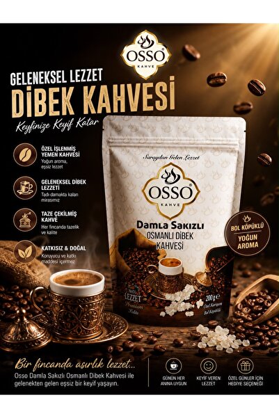 Osso Damla Sakızlı Osmanlı Dibek Kahvesi 200 gr
