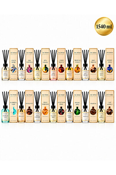Eau Dubai Set 14 odorizante de cameră cu bețișoare, Colecția completă, 1540 ml