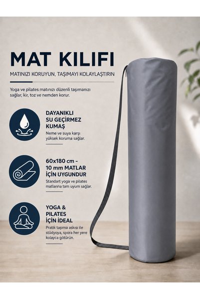 Wallery Bags Omuz Askılı Taşınabilir Yoga Mat Çantası Fitness Mat Kılıfı