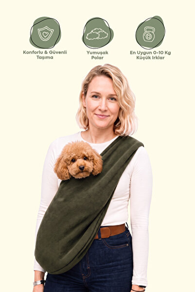 Paw And Hug Köpek Polar Taşıma Çantası Ana Kucağı – Omuzdan Taşınabilir Kışlı...
