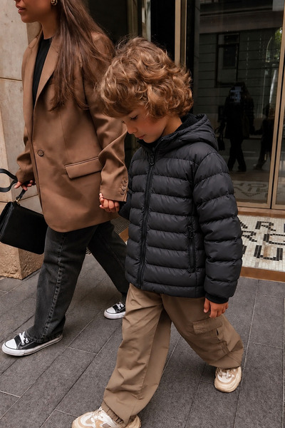 Minigimin Cicileri Miniğimin Cicileri Kapüşonlu (8-16 yaş) Unisex Çocuk Şişme...