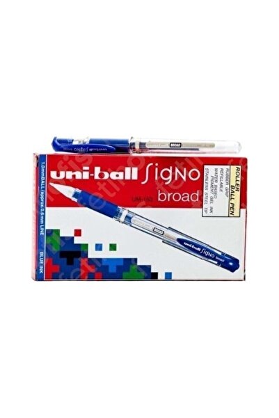 Uniball UM-153 Signo Broad 1.0 Imza Kalemi Mavi (12ADET)