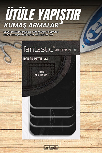 FANTASTIC ARMA 4'lü Paket Ütü Ile Yapışan Dokuma Arma Patch Giysi & Kıyafetle...