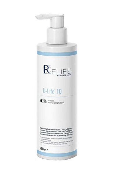 Relife U-Life 10 Moisturizing Body Cream For Dry Skin - 400 ml