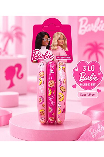 Elfida Shop Lisanslı Barbie Kız Çocuk Bilezik Bileklik Hediyelik