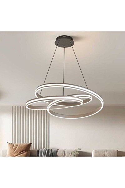 Jiju Lustra LED cu Telecomanda wifi 24G intensitate reglabila diametru 550mm ...