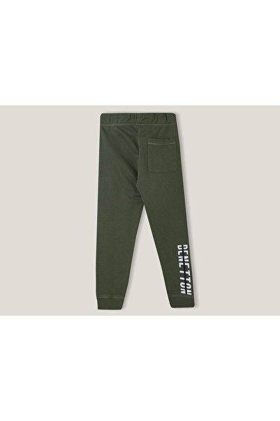 United Colors of Benetton Solid Color Kids' Sweatpants with Drawstring