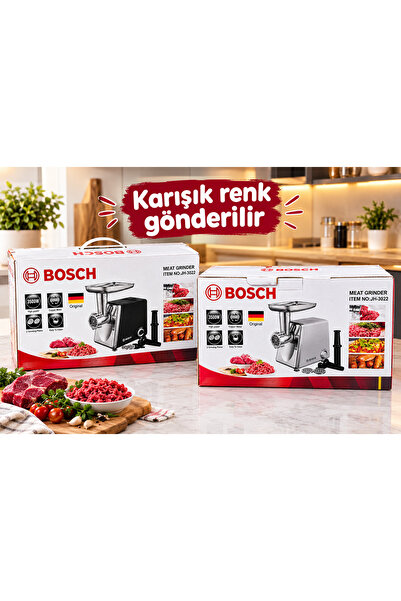 Bosch Profesyonel Et Kıyma Makinesi 3500W – 2 Farklı Kıyma Aparatı / Paslanma...