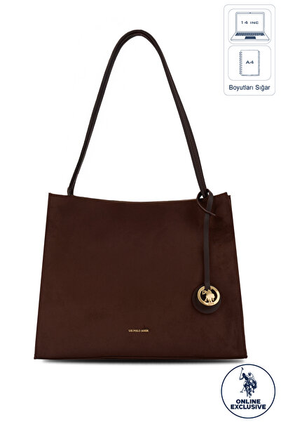 U.S. Polo Assn. Brown Women's Shoulder Bag Us26806 Online Exclusive