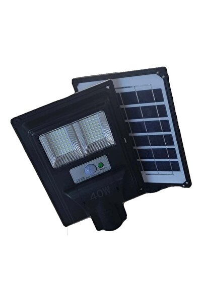Jiju Lampă solară de perete de 40W, 108 LED-uri, Senzor de mișcare